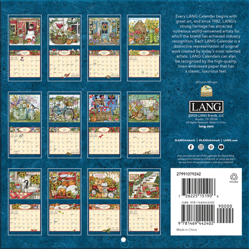 Heart and Home 2027 Mini Wall Calendar