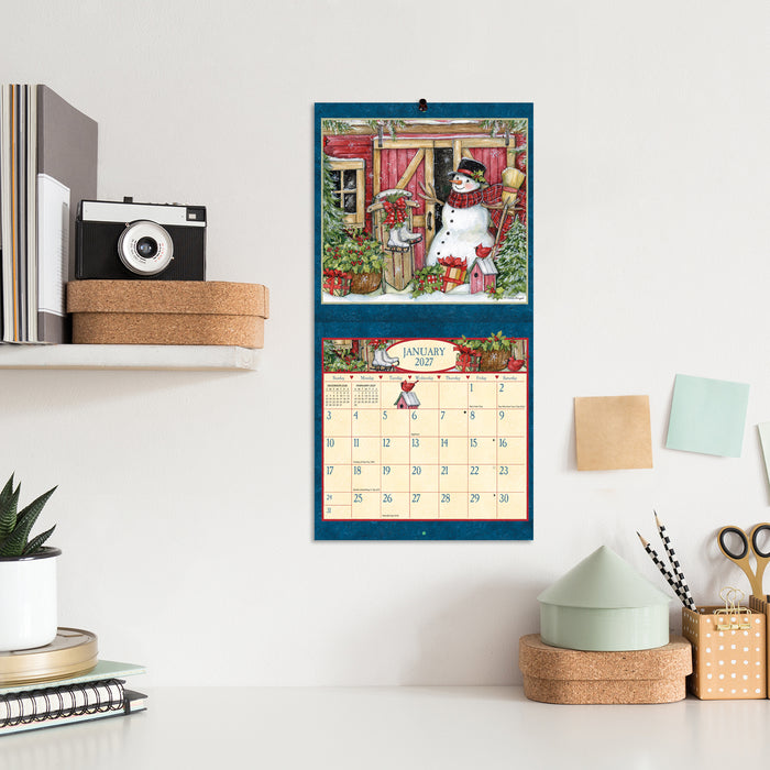 Heart and Home 2027 Mini Wall Calendar