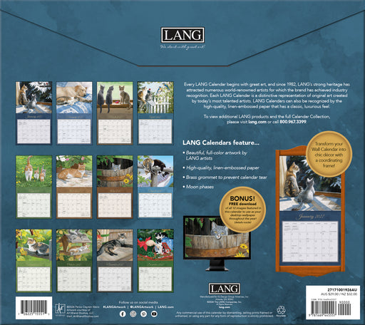 Love Of Cats Special Edition 2027 Large Wall Calendar