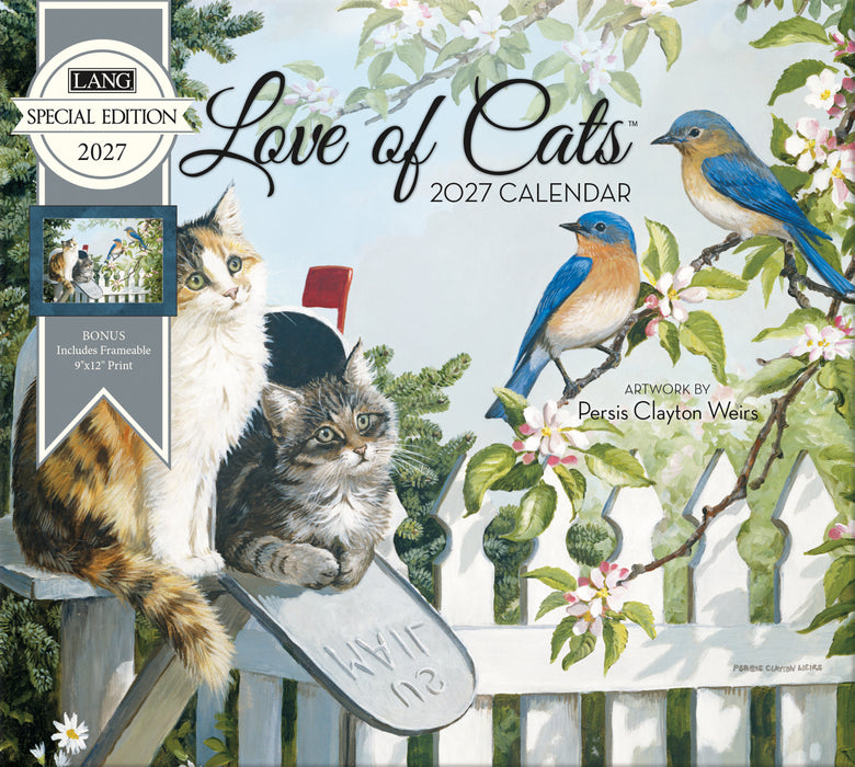 Love Of Cats Special Edition 2027 Large Wall Calendar