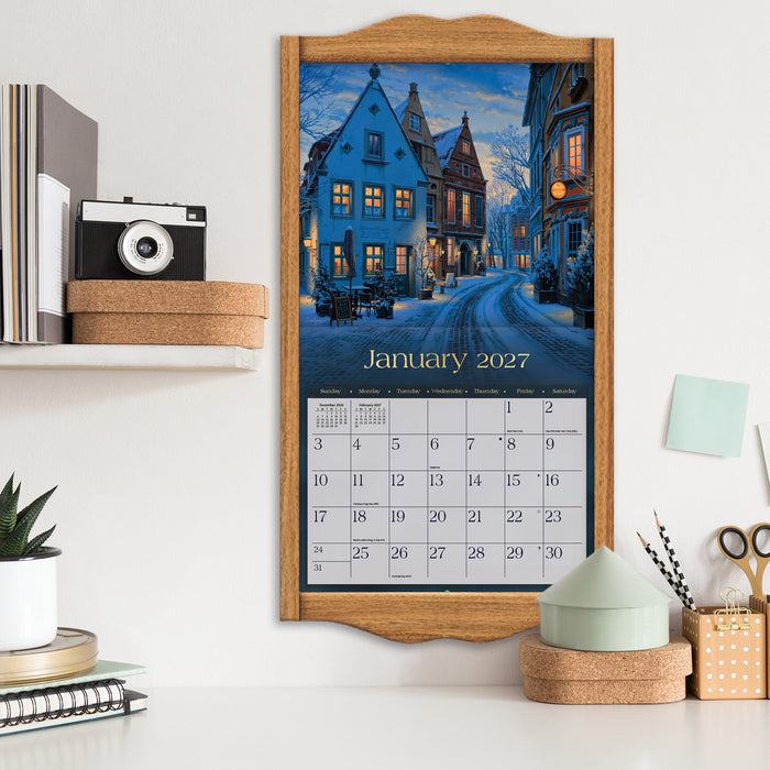 Around The World Special Edition 2027 Large Wall Calendar