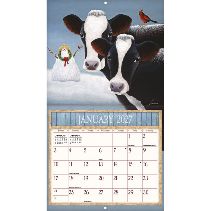 Cows Cows Cows Special Edition 2027 Large Wall Calendar