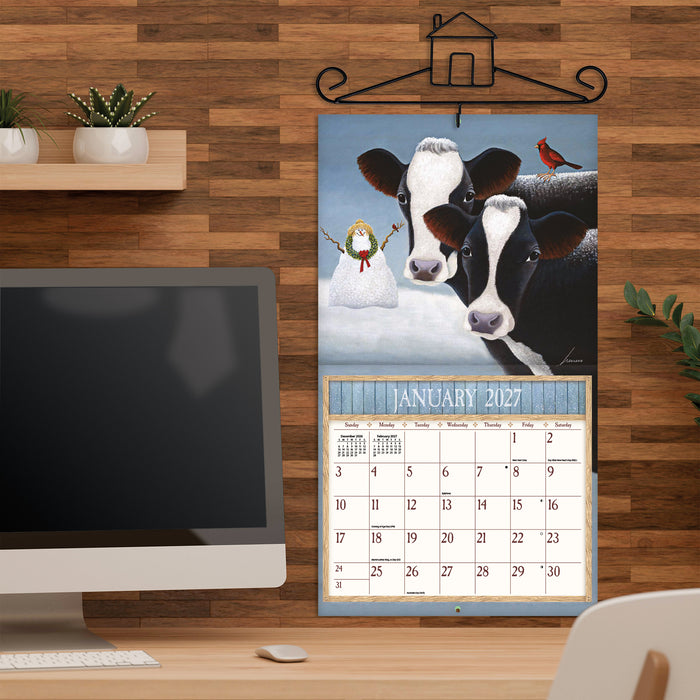 Cows Cows Cows Special Edition 2027 Large Wall Calendar