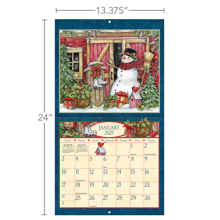 Heart & Home Special Edition 2027 Large Wall Calendar