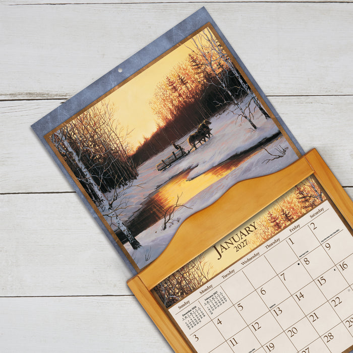 Horses In The Mist Special Edition 2027 Large Wall Calendar