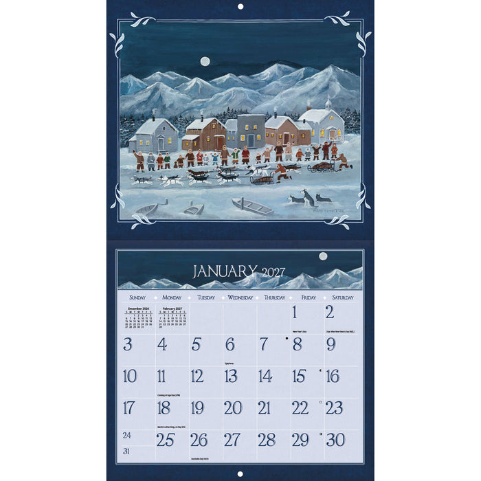 Lang Folk Art Special Edition 2027 Large Wall Calendar