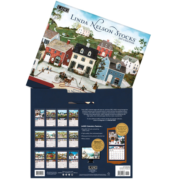 Linda Nelson Stocks Special Edition 2027 Large Wall Calendar (Online Exclusive)