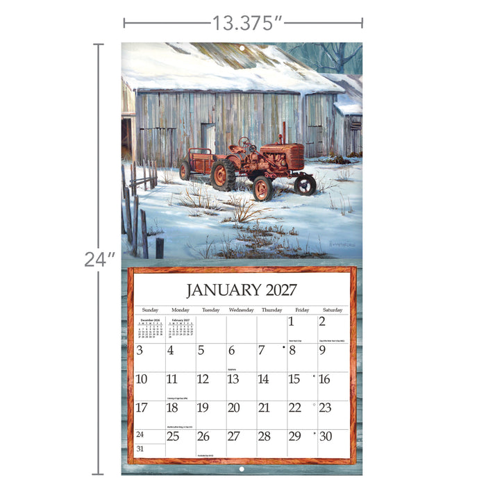 Simple Country Special Edition 2027 Large Wall Calendar (Online Exclusive)