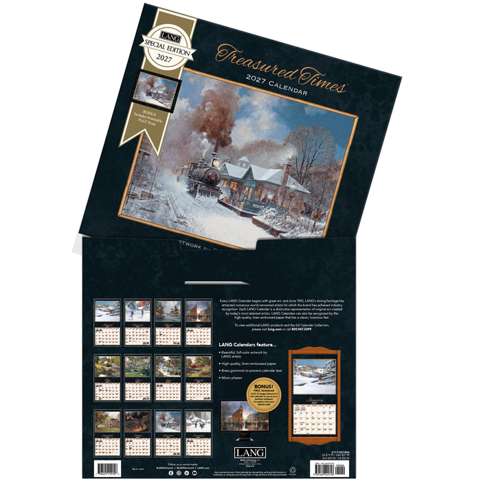 Treasured Times Special Edition 2027 Large Wall Calendar (Online Exclusive)