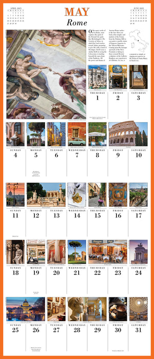 2025 365 Days in Italy Picture-A-Day Wall Calendar