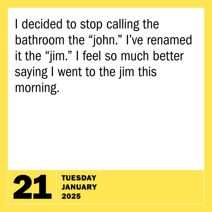 2025 290 Bad Jokes & 75 Punderful Puns Page-A-Day Calendar