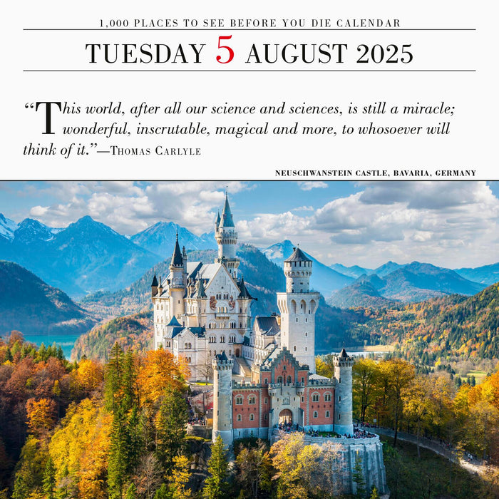 2025 1,000 Places to See Before You Die Page-A-Day Calendar