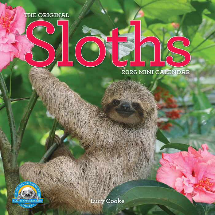 Original Sloths 2026 Mini Wall Calendar