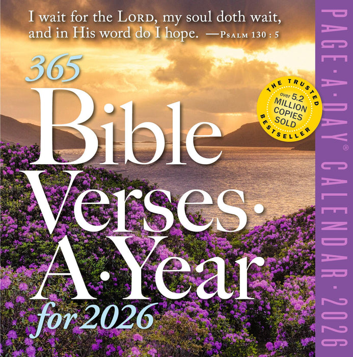 365 Bible Verses 2026 Page-A-Day Calendar
