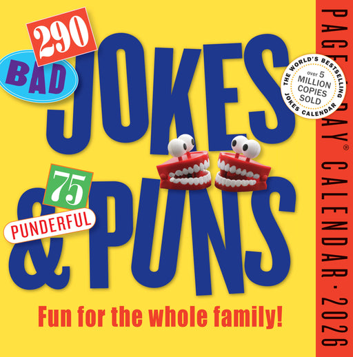 290 Bad Jokes and 75 Punderful Puns 2026 Page-A-Day Calendar
