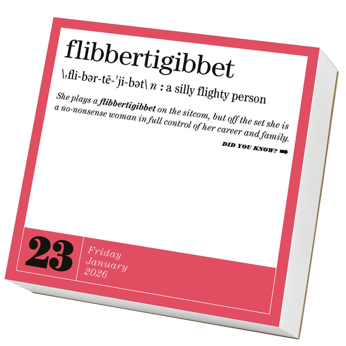 365 New Words A Year 2026 Page-A-Day Calendar