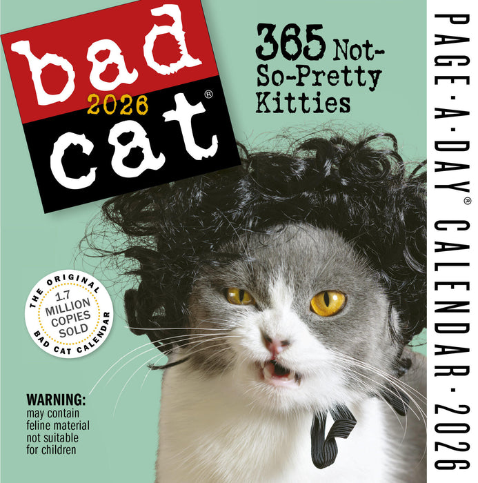 Bad Cat 2026 Page-A-Day Calendar
