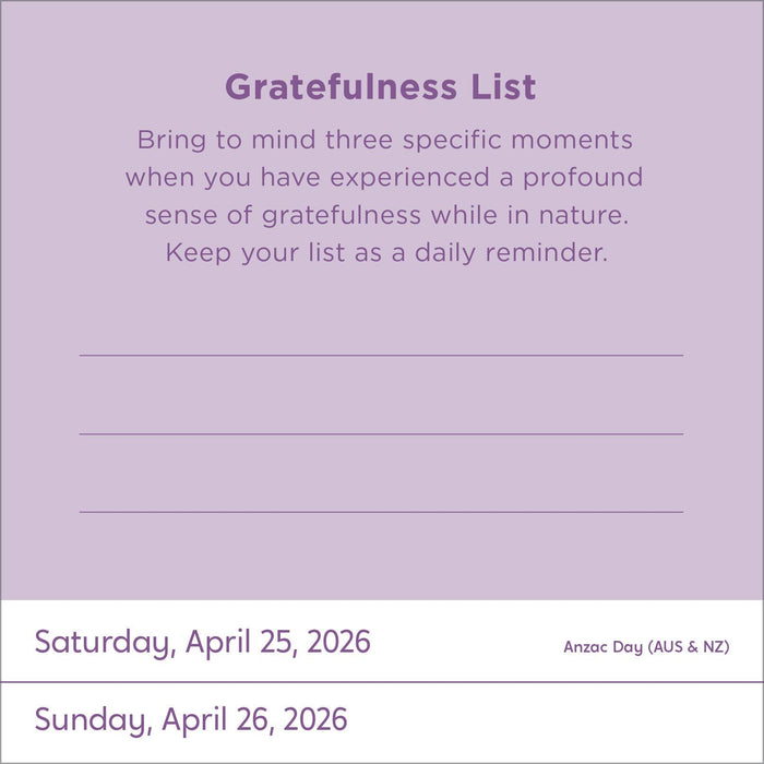 Year of Gratitude 2026 Page-A-Day Calendar