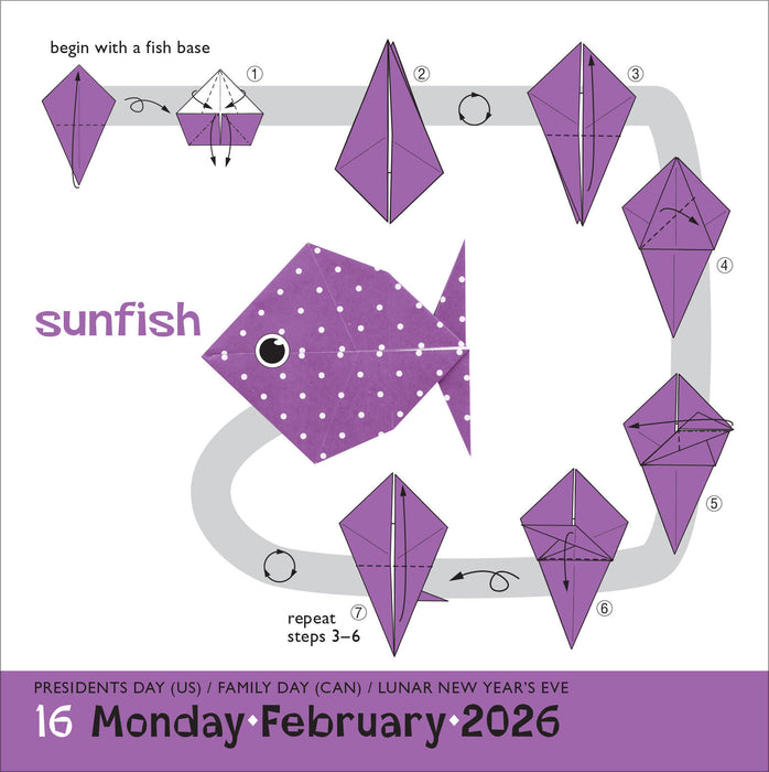 Origami Color 2026 Page-A-Day Calendar