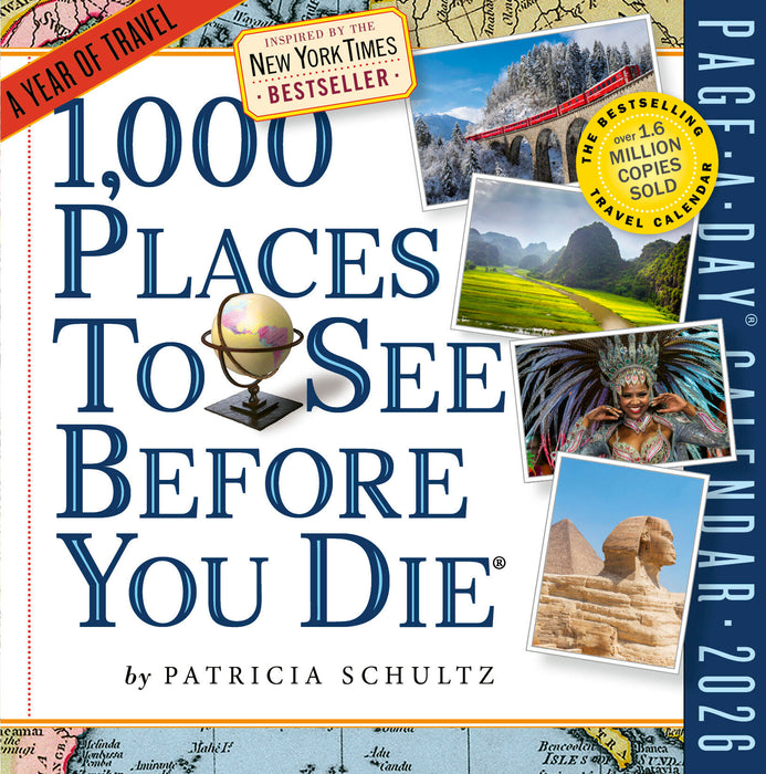 1000 Places To See Before You Die 2026 Page-A-Day Calendar