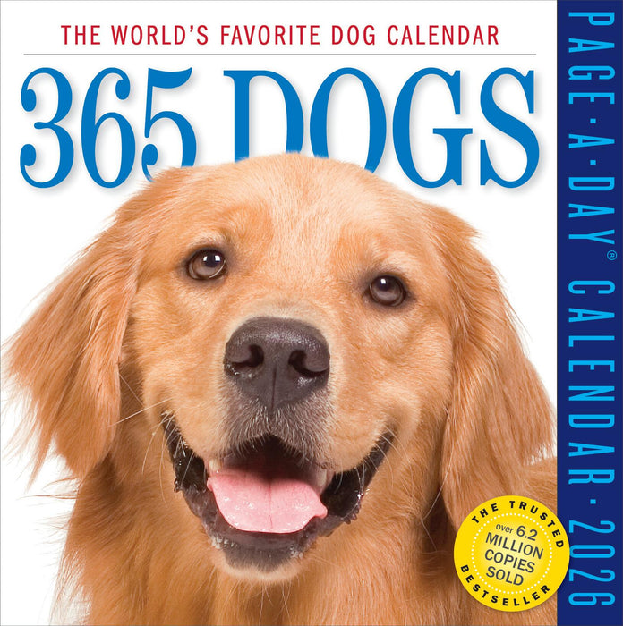 365 Dogs 2026 Page-A-Day Calendar