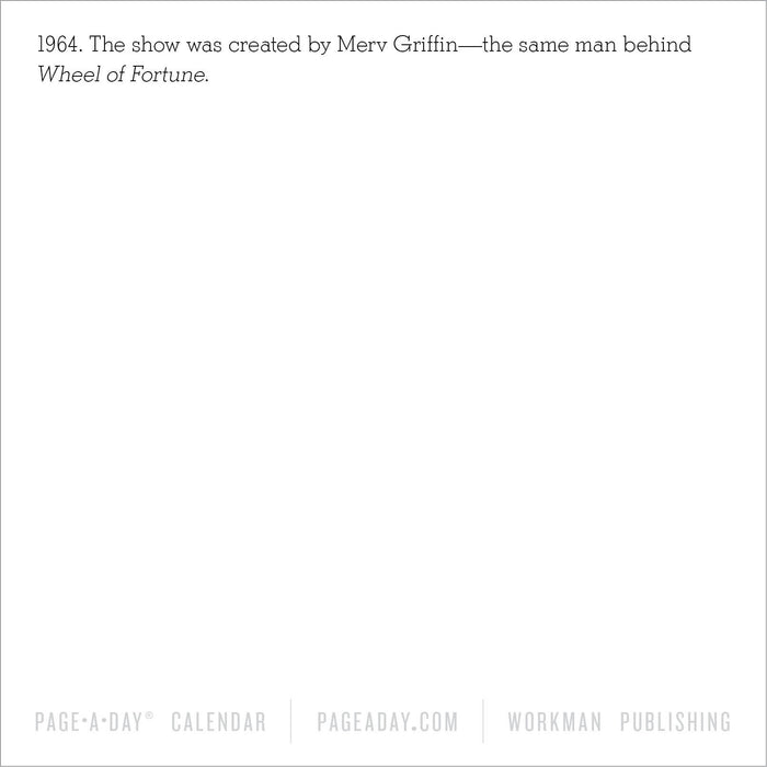 365 Days of Amazing Trivia 2026 Page-A-Day Calendar