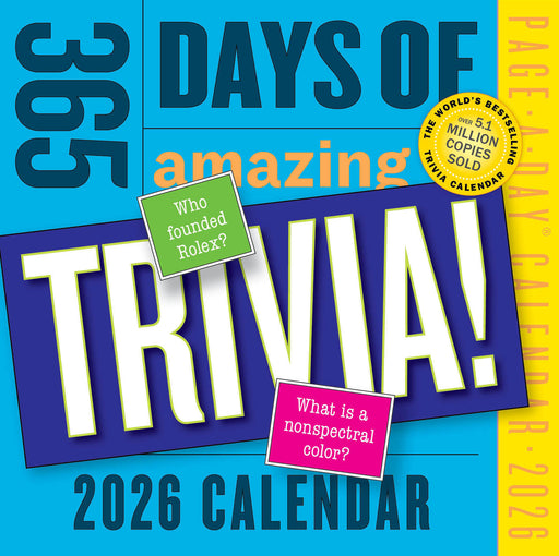 365 Days of Amazing Trivia 2026 Page-A-Day Calendar