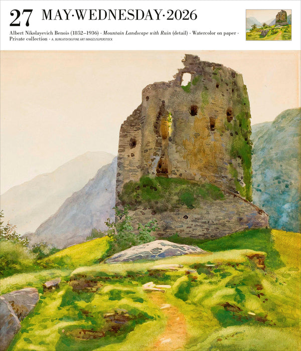 Art Gallery 2026 Page-A-Day Calendar