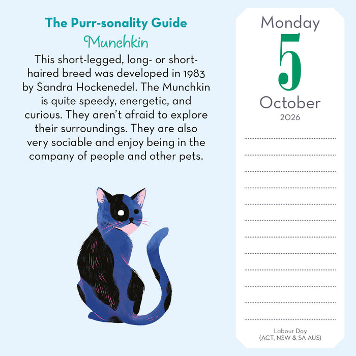 Cat Trivia 2026 Page-A-Day Calendar