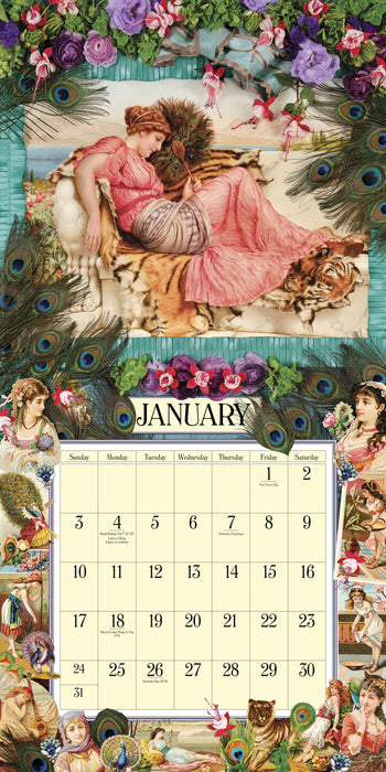 Cynthia Hart's Victoriana 2027 Square Wall Calendar
