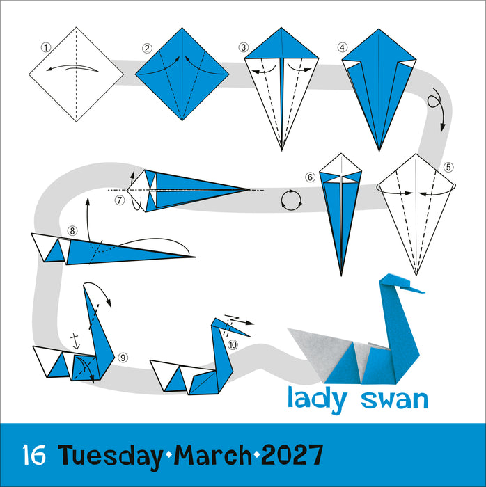 Origami Color 2027 Page-A-Day Calendar