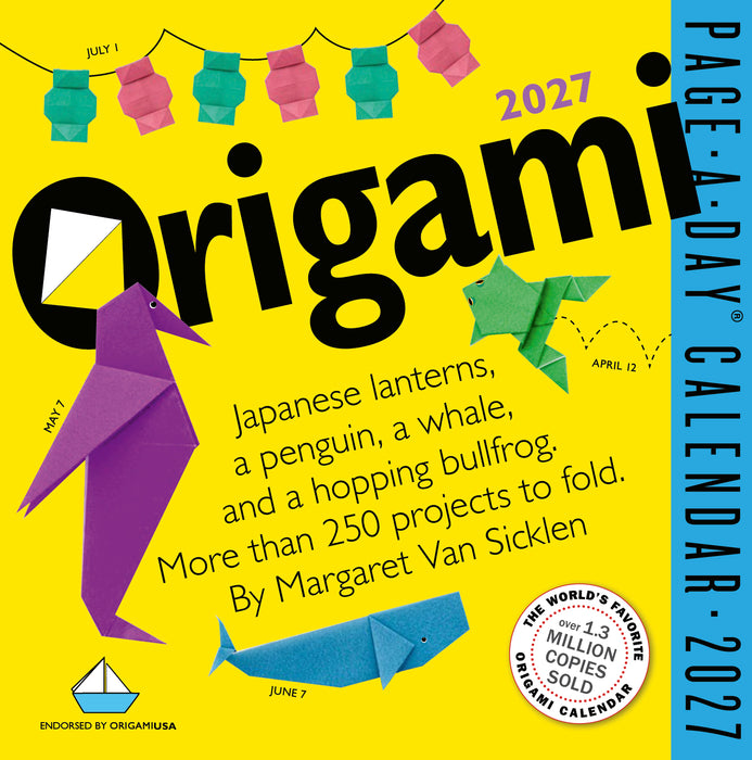 Origami Color 2027 Page-A-Day Calendar