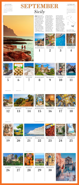 365 Days in Italy 2027 Large Wall Calendar