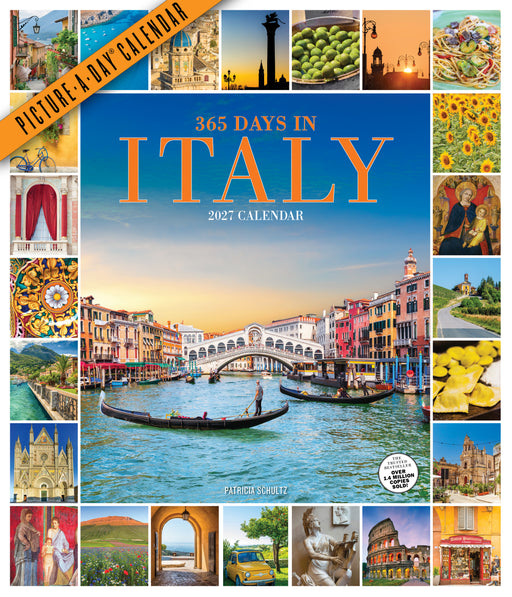 365 Days in Italy 2027 Large Wall Calendar