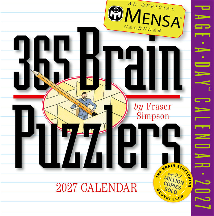 Mensa 365 Brain Puzzlers 2027 Page-A-Day Calendar