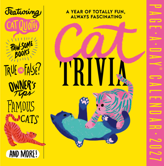 Cat Trivia 2027 Page-A-Day Calendar