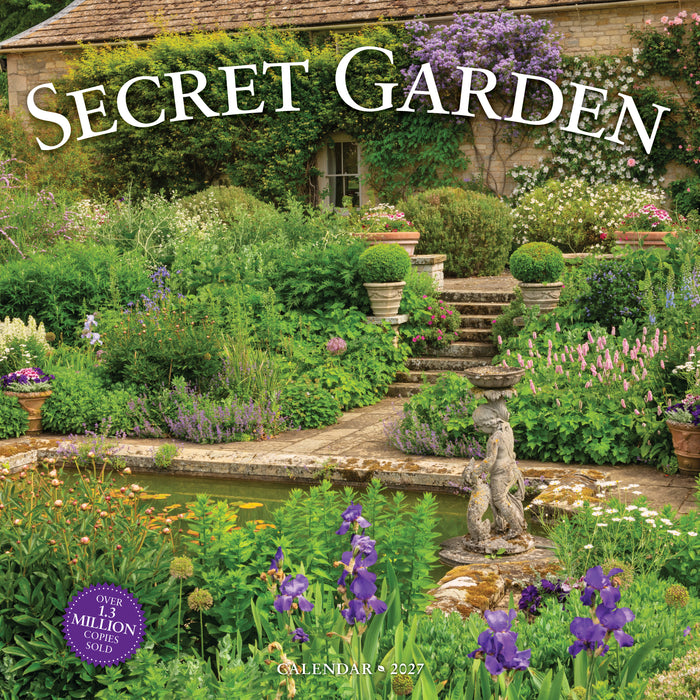 Secret Garden 2027 Square Wall Calendar