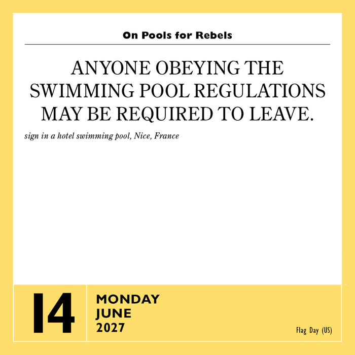 365 Stupidest Things Ever Said 2027 Page-A-Day Calendar