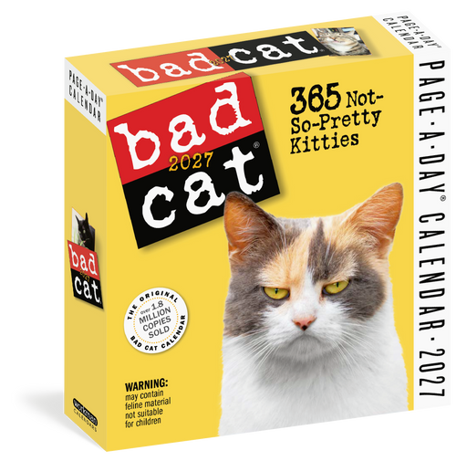 Bad Cat 2027 Page-A-Day Calendar