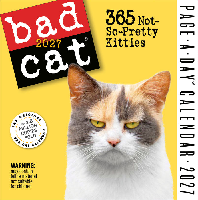 Bad Cat 2027 Page-A-Day Calendar