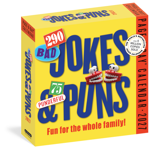 290 Bad Jokes and 75 Punderful 2027 Page-A-Day Calendar