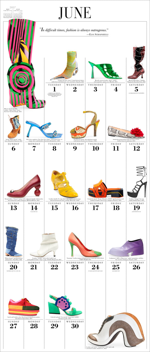 365 Days of Shoes 2027 Large Wall Calendar