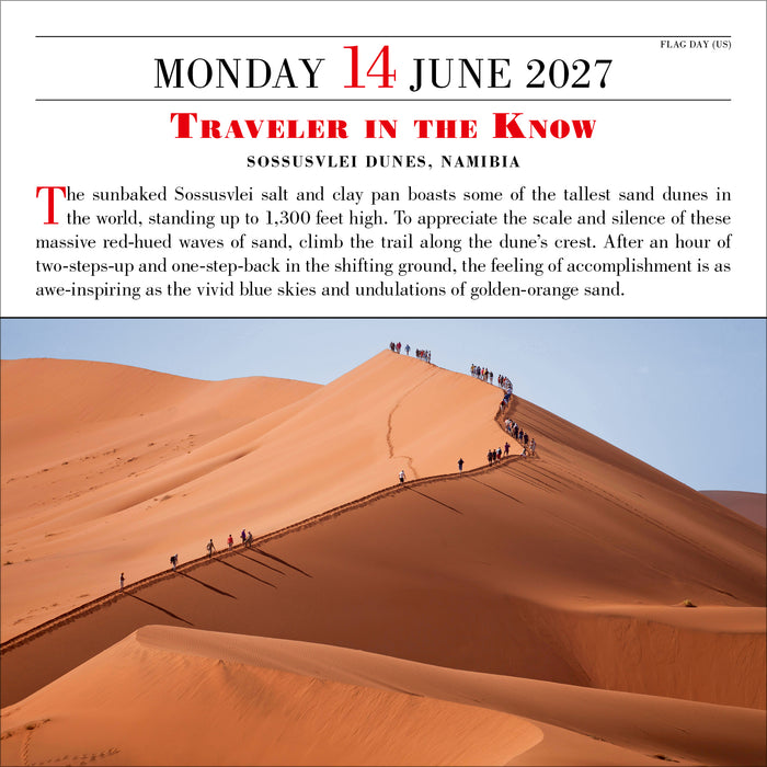1000 Places to See Before You Die 2027 Page-A-Day Calendar