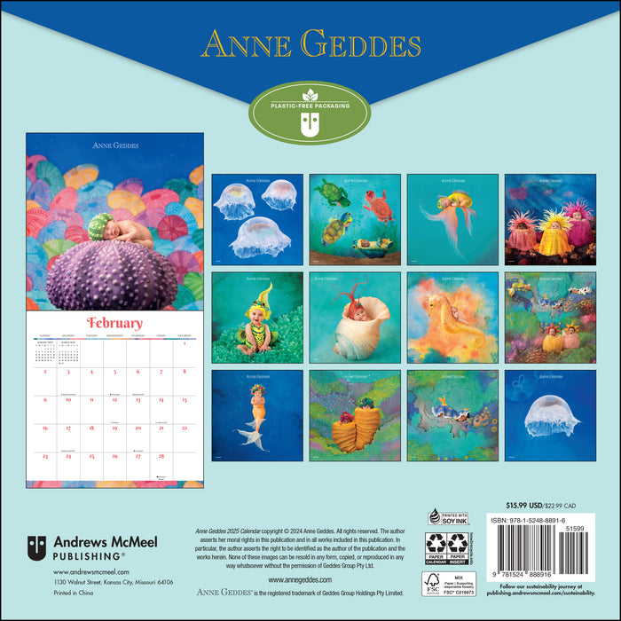 2025 Anne Geddes Wall Calendar