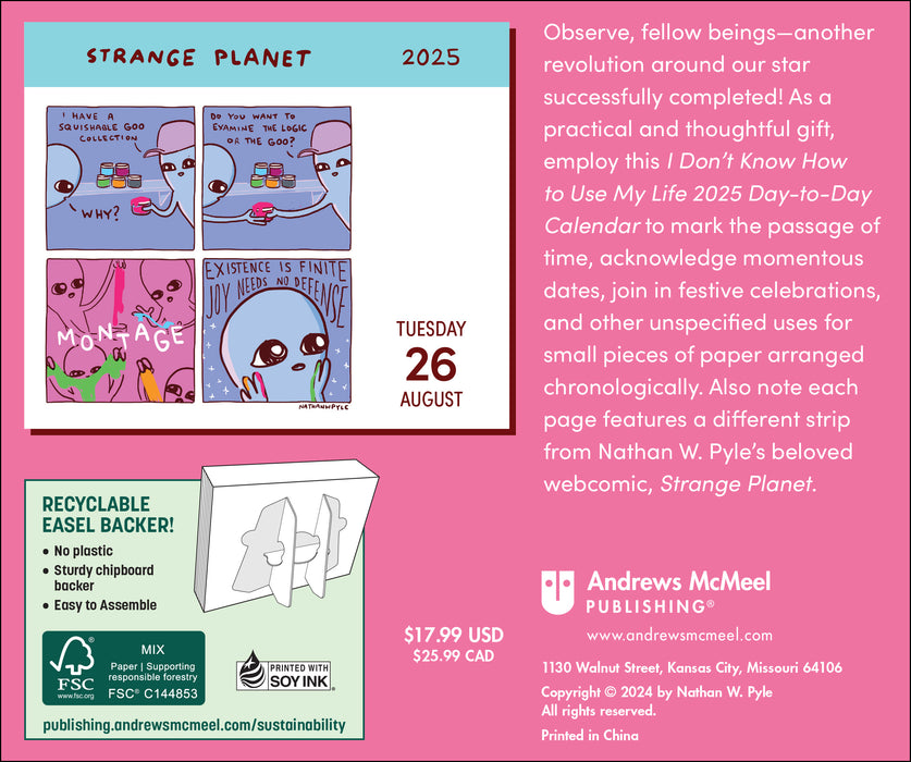 2025 Strange Planet Page-A-Day Calendar