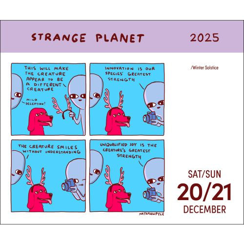 2025 Strange Planet Page-A-Day Calendar