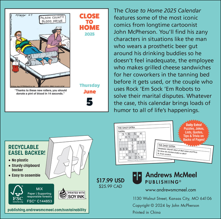 2025 Close to Home Page-A-Day Calendar