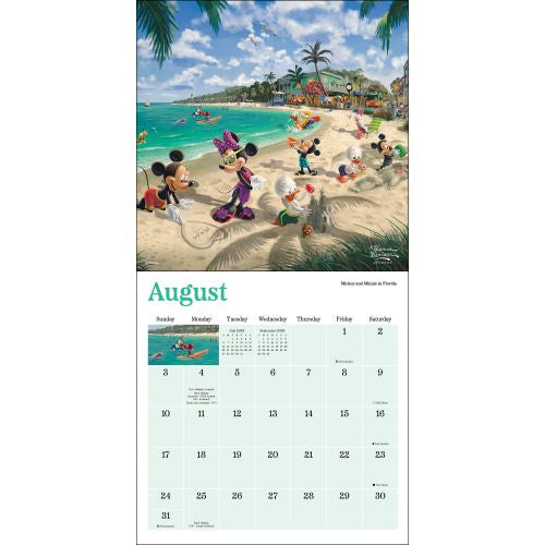 2025 Disney Dreams Collection by Thomas Kinkade Studios Mini Wall Calendar