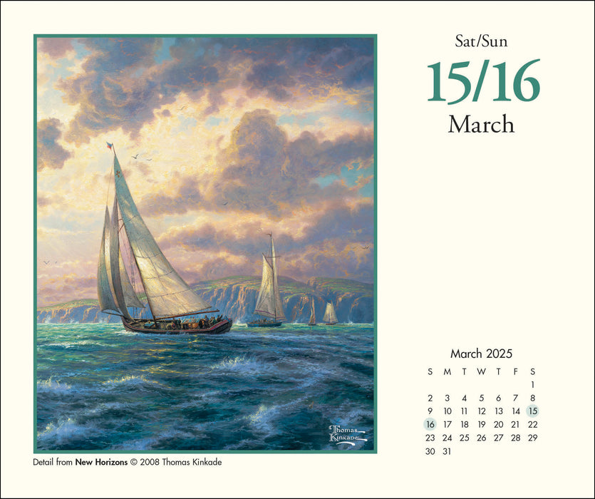 2025 Thomas Kinkade Studios Page-A-Day Calendar