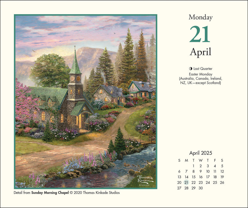 2025 Thomas Kinkade Studios Page-A-Day Calendar